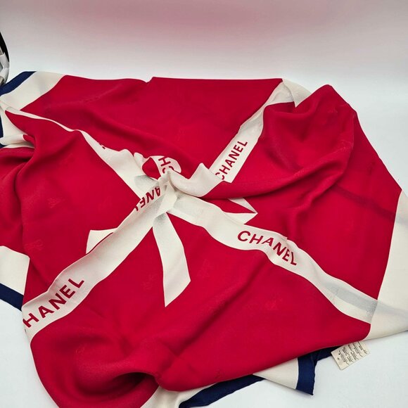 CHANEL Silk Scarf 350-042525 - Picture 8 of 10